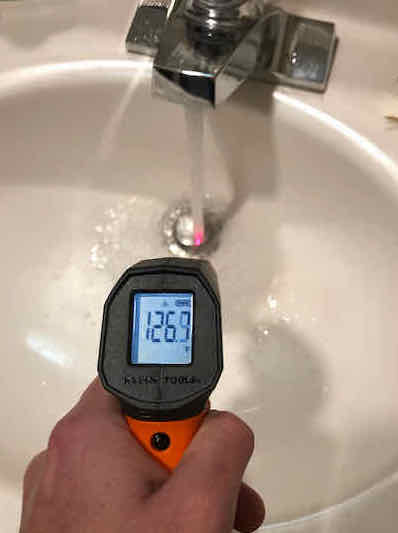 Infrared Water Temperature Testing